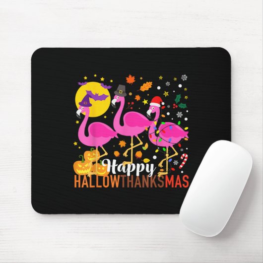 Halloween Erntedank Weihnachten Happy Hallowdanke Mousepad (Mit Mouse)