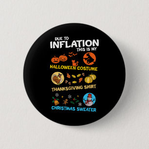 Halloween Erntedank Weihnachten Meine Spooky Ugly  Button