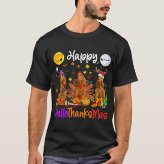 Halloween Erntedank Weihnachtscocker Spaniel T-Shirt