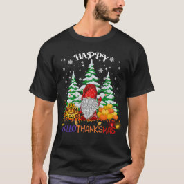 Halloween Erntedank Weihnachtsgenome T-Shirt