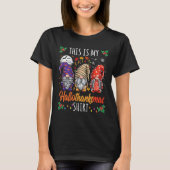 Halloween Erntedank Weihnachtslustige Hallothanksm T-Shirt (Vorderseite)
