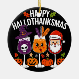 Halloween, Erntedank & Weihnachtslustige und trend Keramik Ornament