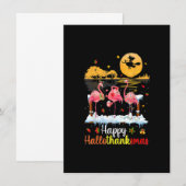 Halloween Erntedank Xmas Happy Hallo Thanksmas Einladung (Vorne/Hinten)