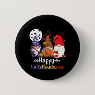 Halloween Erntedankfest Weihnachten Frohes Halloth Button