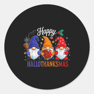Halloween Erntedankfest Weihnachten Frohes Halloth Runder Aufkleber