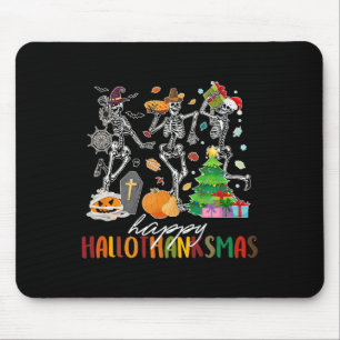 Halloween Erntedankfest Weihnachten Hallothanksmas Mousepad
