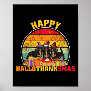 Halloween Erntedankfest Weihnachten Wiener Frohe H Poster
