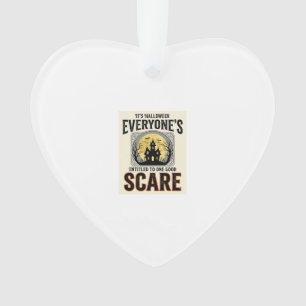 Halloween Erschrecke Jeden Anspruchsvoll Gruselig  Ornament