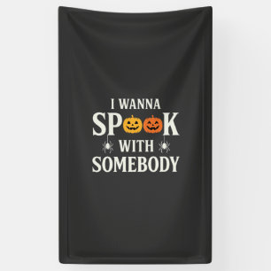 Halloween Erschrecke Jemanden Kürbis Spinne SVG Banner