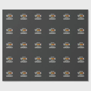 Halloween Erschrecke Jemanden Kürbis Spinne SVG Geschenkpapier