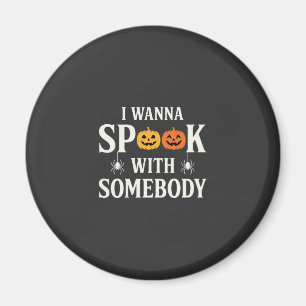 Halloween Erschrecke Jemanden Kürbis Spinne SVG Magnet