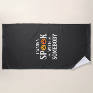 Halloween Erschrecke Jemanden Kürbis Spinne SVG Strandtuch