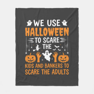 Halloween erschreckt Kinder Banker Erwachsene Desi Fleecedecke