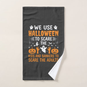 Halloween erschreckt Kinder Banker Erwachsene Desi Handtuch