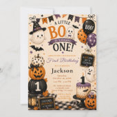Halloween Erste Geburtstagsfeier Einladung (Vorderseite)