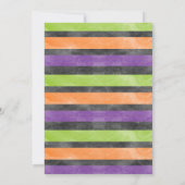 Halloween Erstes Party 1. Geburtstag Einladung (Rückseite)