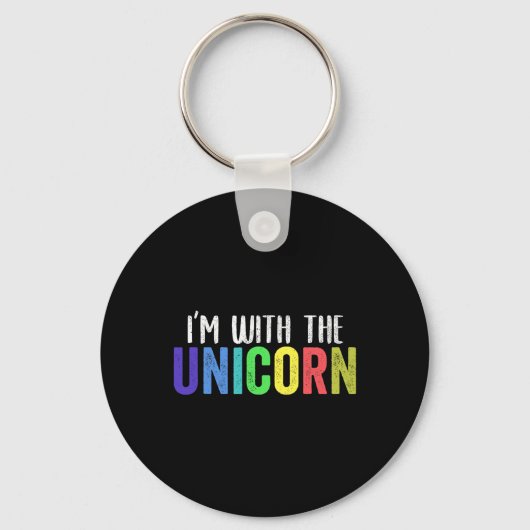 Halloween Erwachsenenkostüm Ich bin mit T Schlüsselanhänger (Vorderseite)