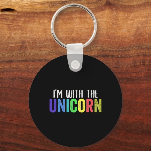 Halloween Erwachsenenkostüm Ich bin mit T Schlüsselanhänger (Vorderseite)