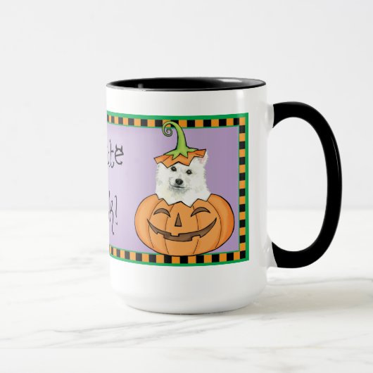 Halloween Eskie Tasse (Rechts)