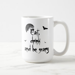 Halloween - Essen, trinken und beängstigend sein Kaffeetasse