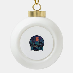 Halloween Est Heulender Wolf Rote Mond Zombie Hand Keramik Kugel-Ornament
