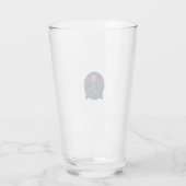 Halloween Est Heulender Wolf Roter Mond Zombie Han Glas (Rückseite)