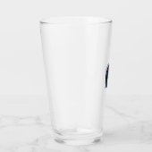 Halloween Est Heulender Wolf Roter Mond Zombie Han Glas (Rechts)