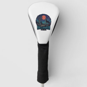 Halloween Est Heulender Wolf Roter Mond Zombie Han Golf Headcover