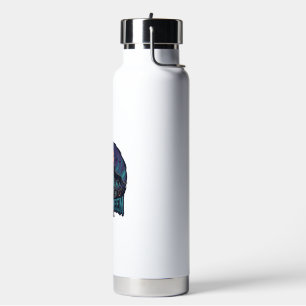 Halloween Est Heulender Wolf Roter Mond Zombie Han Trinkflasche