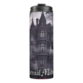Halloween Eternal Midnight Verlassenes Herrenhaus Thermosbecher