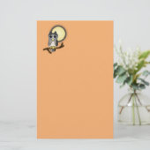 Halloween-Eule Briefpapier (Stehend Vorderseite)