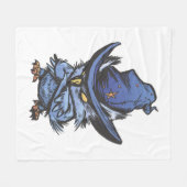 Halloween-Eule Fleecedecke (Vorderseite (Horizontal))