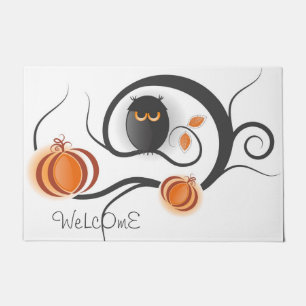 Halloween-Eule Fußmatte