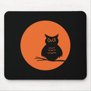 Halloween-Eule Mousepad