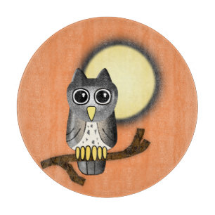 Halloween-Eule Schneidebrett