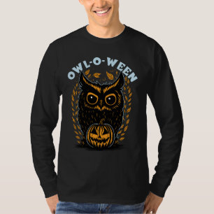 Halloween Eule T-Shirt