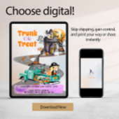 Halloween Event Einladung Trunk oder Leckerei Nied