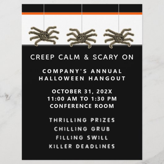 Halloween-Event-Flyer Flyer (Vorne)