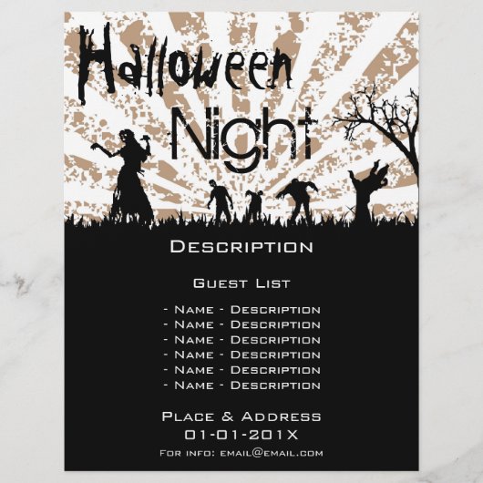 Halloween Event Promotion Flyer (Vorne)