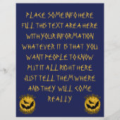 Halloween Event- und Party-Flyer Flyer (Hinten)