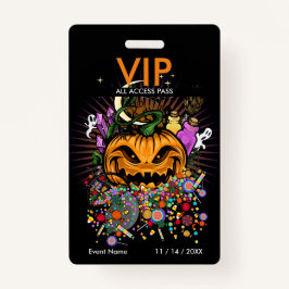 Halloween Event VIP Access Pass Abzeichen Ausweis