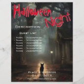 Halloween Event-Werbeaktion Flyer (Vorne)