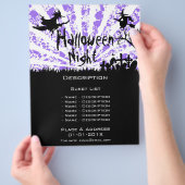 Halloween Event-Werbeaktion Flyer (Hand)