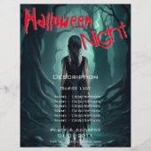 Halloween Event-Werbeaktion Flyer (Vorne)