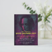 Halloween Evil Circus Clown-Party Einladung (Stehend Vorderseite)