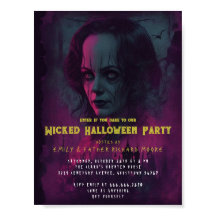 Halloween Evil Circus Clown-Party Einladung