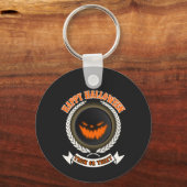 Halloween Evil Pumpkin Face Spooky Night Schlüsselanhänger (Vorderseite)