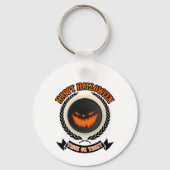 Halloween Evil Pumpkin Face Spooky Night Schlüsselanhänger (Rückseite)