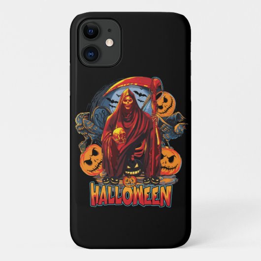 Halloween Evil Skelett, Pumpkin Case-Mate iPhone Hülle (Rückseite)