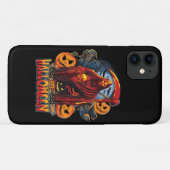 Halloween Evil Skelett, Pumpkin Case-Mate iPhone Hülle (Rückseite (Horizontal))